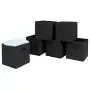 Maogear 6pcs Non-Woven Fabrics Storage Boxes Black Maogear 6pcs Non-Woven Fabrics Storage Boxes Black