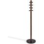 Ymjdmb Coat Rack Hat Stand Free Standing Display Hall Tree Wood Clothes Hangers Garment Storage Holder with 10 Hooks H182cmW40cm (Color : A)