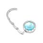 Tanice Foldable Purse Hooks 10pcs Crystal Table Folding Bag Purse Handbag Umbrella Hook Hanger Holder Weding Birthday Gift