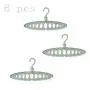 HJYPYJ Magic Hanger,9 Holes PP Folding Hanger,Space-Saving Organizer Hangers,5Kg Load Layered Storage/Green / 6 pcs HJYPYJ Magic Hanger,9 Holes PP Folding Hanger,Space-Saving Organizer Hangers,5Kg Load Layered Storage/Green / 6 pcs