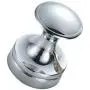LIOOBO Brass Wall Hook Decorative Robe Coat Hook Bathroom Towel Hanger Closet Clothes Hat Hanging Rack for Kitchen Home (Silver)