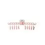 ETbotu Bathrooms Hanger Rack Clothespin Portable Multifunctional Hanging Drying Rack for Home Kitchen Travel Storage Pink 4816.81.5cm ETbotu Bathrooms Hanger Rack Clothespin Portable Multifunctional Hanging Drying Rack for Home Kitchen Travel Storage Pink 4816.81.5cm