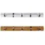 Spiretro Set of 2 Wall Mount 22 inch Flip Bamboo Coat Rack, 5 Retractable Metal Hooks Organize Hang Cloths Hat Scarfs Purses for Entryway Foyers Hallways Bedrooms Bathroom Office, Beige White Nickel Spiretro Set of 2 Wall Mount 22 inch Flip Bamboo Coat Rack, 5 Retractable Metal Hooks Organize Hang Cloths Hat Scarfs Purses for Entryway Foyers Hallways Bedrooms Bathroom Office, Beige White Nickel
