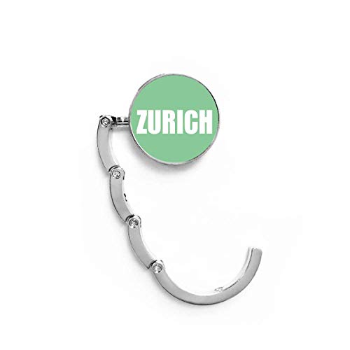 Zurich Switzerland City Table Hanger Foldable Handbag Holder