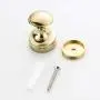LIOOBO Brass Wall Hook Decorative Robe Coat Hook Bathroom Towel Hanger Closet Clothes Hat Hanging Rack for Kitchen Home (Golden)