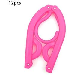 YOYOHOT 12 Pcs Clothes Hanger Travel Hangers - Portable Folding Clothes Hangers Travel Accessories Foldable Clothes Drying Rack for Travel