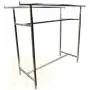 DBM Amazon Retail 2 Double Bar Rail Clothing Clothes Display Rack Fixture Garment Hanger DBM Amazon Retail 2 Double Bar Rail Clothing Clothes Display Rack Fixture Garment Hanger