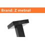 Z metnal Black Robe Hanger, Stainless Steel Wall Mounted Towel Hook, Bathroom Clothes Coat Hook Square Toilet Kitchen Door Hanger, Clean Line, 2 Pcs