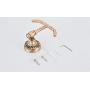 DRON TOOON Antique Brass Bathroom Robe Towel Hook Wall Mounted Clothes Hanger