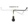 Mkono 2 Pack Wall Mounted Clothes Hanger with Swing Arm Holder Metal Hanging Drying Rack Space Saver for Closet Organizer, Bathroom, Bedroom, Laundry Room, Black