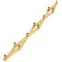 Expandable Solid Wooden Coat Hanger 10 Peg Keys Hat Towel Clothes Robe Rack Hat Closet Wall Mount Hook Fold