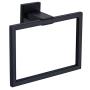 Hand Towel Ring 7.09", Angle Simple Stainless Steel Square Towel Holder, Bathroom Square Towel Ring, Shower Towel Holder, Kitchen Towel Hanger Wall Mount, Matte Black