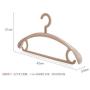 ZXL Coat Hanger Adult Hangers Anti-Skid Clothes Hanging Household Plastic Multi-Purpose Clothing Props Clothes Hanging Seamless Pants Rack Large 10 Pack