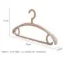 ZXL Coat Hanger Adult Hangers Anti-Skid Clothes Hanging Household Plastic Multi-Purpose Clothing Props Clothes Hanging Seamless Pants Rack Large 10 Pack