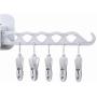 Practical Design Multifunctional Plastic Space Saver Saving Wonder Magic Hanger Clothes Closet Organize Hook 5pcs Color Random