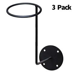 Motorcycle Accessories,HAINABC Helmet Hanger Helmet Holder Rack Wall Mounted Hook for Coats, Hats, Caps - 3 Pack