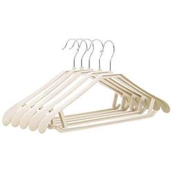 10pcs Random Color Anti-Skid Clothes Hangers, Suit Hangers