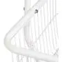 AmazonBasics Laundry Hamper Basket Butler Cart with Wheels and Hanging Rack, White AmazonBasics Laundry Hamper Basket Butler Cart with Wheels and Hanging Rack, White
