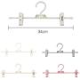 10pcs Random Color Multifunction Plastic Non-Slip Clothes Hanger Skirt Kid Clothes Stand Colorful Clothes Hanger for Baby Child