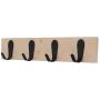 Wall Hooks Heavy Duty 8 piezas, ganchos para colgar en la pared, Hooks for Hanging 、Black Hooks、Coat Rack Wall Hook (Black Thick Bent Hook 8)