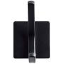 YISMAN Towel Hook/Adhesive Hooks - SUS 304 Stainless Steel 3M Self Adhesive Wall Mount Coat Robe Hooks Towel/Clothes Hanger for Bathroom Kitchen Black 4-Pack