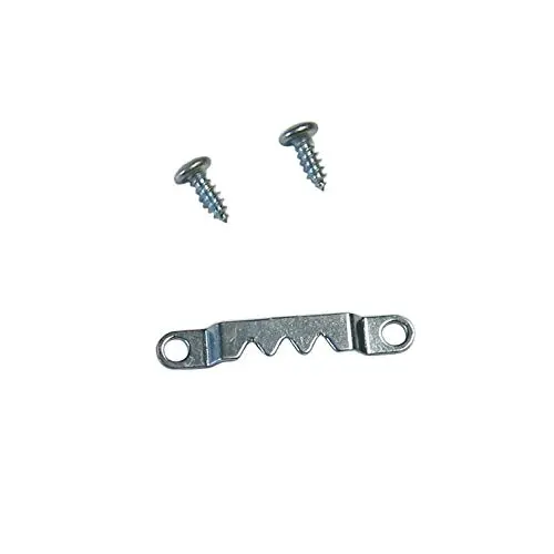 Sawtooth Picture Hangers with Screws - 100 Pack - Small Sawtooth Hanger
