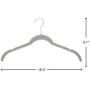 Finnhomy Sturdy 50 Pack Non-Slip Shirt and Dress Clothes Hangers Heavy Duty Slim-Line Velvet Hanger Gray with 10 Free Finger Clips Finnhomy Sturdy 50 Pack Non-Slip Shirt and Dress Clothes Hangers Heavy Duty Slim-Line Velvet Hanger Gray with 10 Free Finger Clips