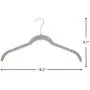 Finnhomy Sturdy 50 Pack Non-Slip Shirt and Dress Clothes Hangers Heavy Duty Slim-Line Velvet Hanger Gray with 10 Free Finger Clips Finnhomy Sturdy 50 Pack Non-Slip Shirt and Dress Clothes Hangers Heavy Duty Slim-Line Velvet Hanger Gray with 10 Free Finger Clips