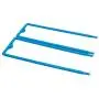 Cngstar Standing Clothes Hanger Stacker Holder Drying Rack Caddy Premium Grade for Laundry Room Closet Organizer,Blue