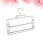 TOPBATHY Multifunctional Clothes Pants Hangers Multi Layers Swing Arm Metal Slack Hangers Organizer Closet Jeans Trousers Scarves