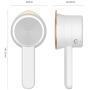 QERNTPEY Clothes Steamer Handheld Wireless Portable Electric Iron Handheld Mini Student Travel Charging Ironing Machine Hanging Ironing Machine Widely Use (Color : White, Size : 19.2x8.8x6.7CM)