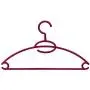 Home Basics Pack of 10 Tubular Plastic Hanger Concave Sides and Center Accessory Hook for Laundry, Closet Heavy-Duty Slim Space Saving, Fuchsia Home Basics Pack of 10 Tubular Plastic Hanger Concave Sides and Center Accessory Hook for Laundry, Closet Heavy-Duty Slim Space Saving, Fuchsia