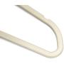 Quality Plastic Non Velvet Non-Flocked Hangers Swivel Hook Ivory (50)