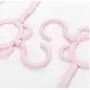 10pcs Home Drying Durable Clothes Hanger Portable Practical Baby Telescopic Multifunction Holder Cartoon Racks Non-Slip Children Random Color