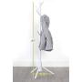 Milliard Kids Coat Tree Rack Hanger Wooden White Rack Organizer Furniture