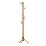 Zxcvlina Entryway Coat Hanger Wooden Coat Rack Stand 7 Hooks Clothes Stand Tree Stylish Wooden Hat Coat Rail Stand Rack Clothes Jacket Storage Hanger Organiser (Color : A, Size : One Size)