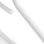 HANGERWORLD 10 Black 16inch Plastic All Purpose Coat Clothes Garment Bar Hanger Swivel Hook