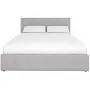 DHP Rose Upholstered Bed with Storage, Gray Linen, Queen DHP Rose Upholstered Bed with Storage, Gray Linen, Queen