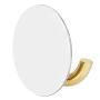 Regun Adhesive Hanger, Golden Stainless Steel Wall Hook Zinc Alloy Adhesive Hook for Student Apartment Home Bathroom Tool