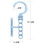 10pcs Random Color Five Hole Magic Hanger Creative Rotating Fivehole Magic Clothes Hanger Handle Sorting Drying Organ 360° Space Saver Hangers