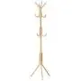 FeliciaJuan-hm Coat Rack Stand 175cm Metal Coat Rack Stand 9 Hooks Clothes Stand Tree Stylish Wooden Hat Coat Rail Stand Rack Clothes Jacket Storage Hanger Organiser for Clothes, Suits, Accessories