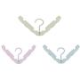 KIPB 3pcs Folding Portable Hanger Non-Slip Travel Hangers Versatile Travel Clothes Hanger Drying Rack