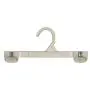 Mainetti 1001 White All Plastic Hangers with Sturdy Plastic Non-Slip Clips, Great for Pants/Skirts/Slacks/Bottoms, 10 Inch (Pack of 10)