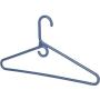 Neaties American Made Steel Blue Super Heavy Duty Plastic Hangers, Plastic Clothes Hangers Ideal for Everyday Use, Clothing Standard Hangers, 24pk