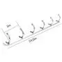 Atkobac Stainless Steel Wall Hook Rack Wall Mount Hanger Hanging Rack for Keys Keychains Bag Hat Clothes Towel Coat for Kitchen Home Living Room Door