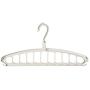 Hasde 11 Holes Clothes Hanger Organizer Rotatable Windproof Drying Racks Plastic Folding Wardrobe Storage Rack Hangers