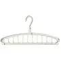 Hasde 11 Holes Clothes Hanger Organizer Rotatable Windproof Drying Racks Plastic Folding Wardrobe Storage Rack Hangers