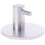Cher9 8 Pcs Round Self Adhesive Hooks Home Kitchen Wall Door Hook Clothes Coat Bag Key Hanger Bathroom Towel Holder Storage Aluminum