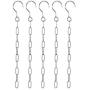 Closet Space Saving Metal Clothes Hangers Chain (5 Pack)