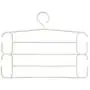 Clothes Hangers Clothes Pants Hangers-Multi Layers Swing Arm Pants Hangers Closet Storage for Pants Jeans Pant Slack Hangers Scarf Hanging Closet Organizer (Color : Apricot)